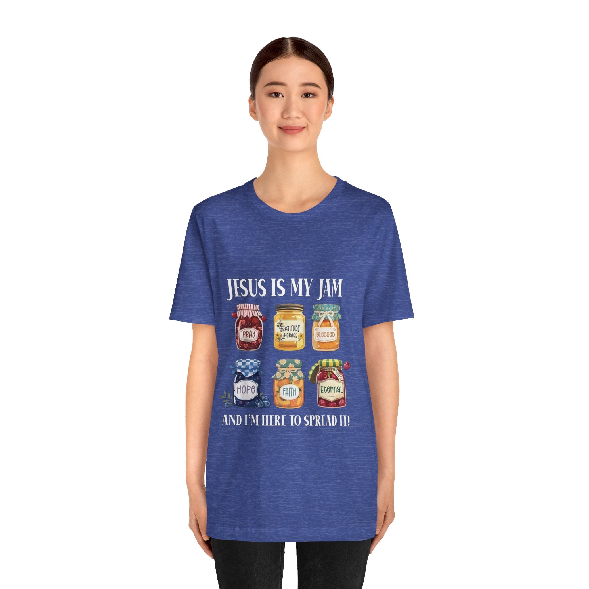 Christian Jam Jar Tee — "Jesus Is My Jam" Inspirational Faith T-Shirt