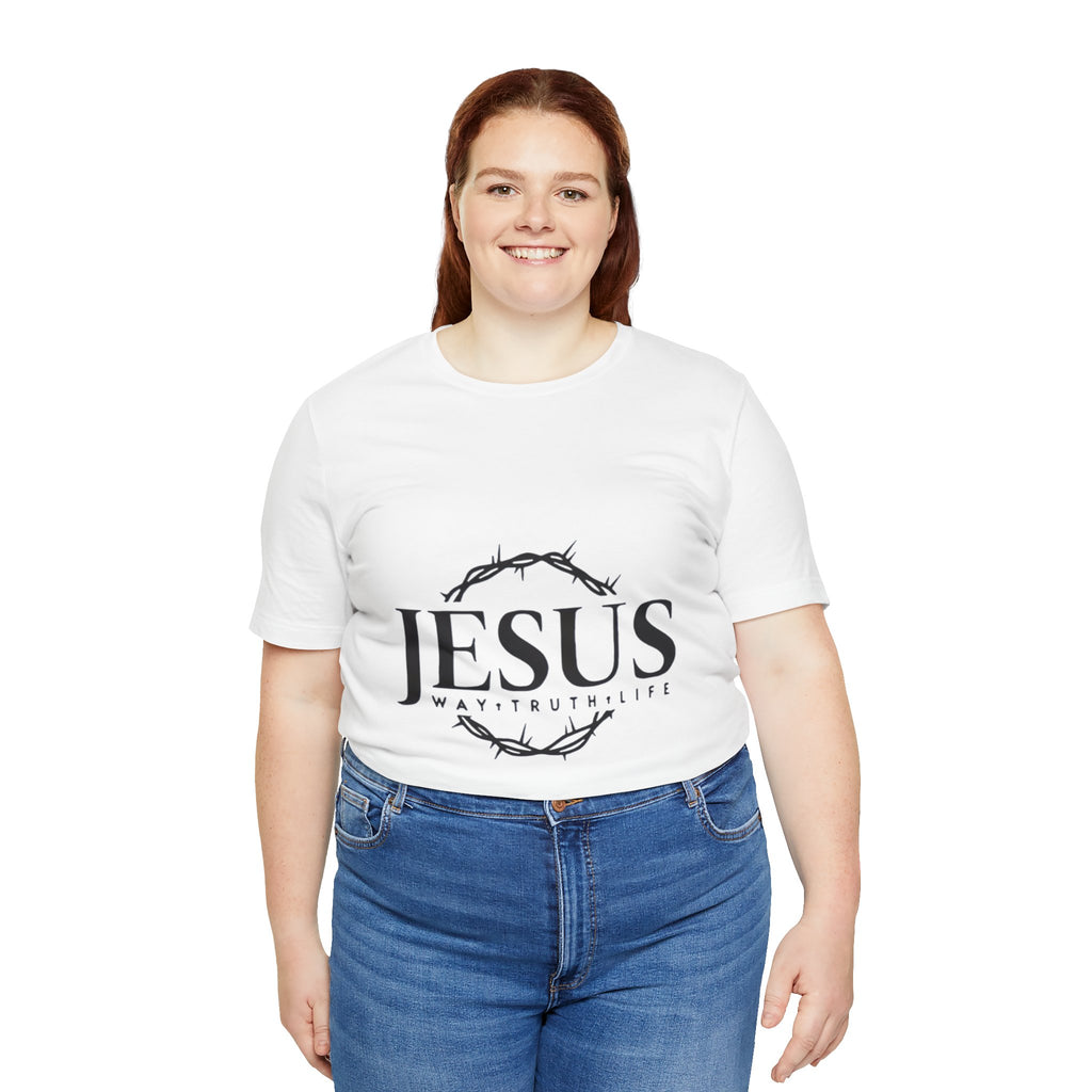 Jesus Crown of Thorns T‑Shirt — JESUS Way • Truth • Life Faith Tee