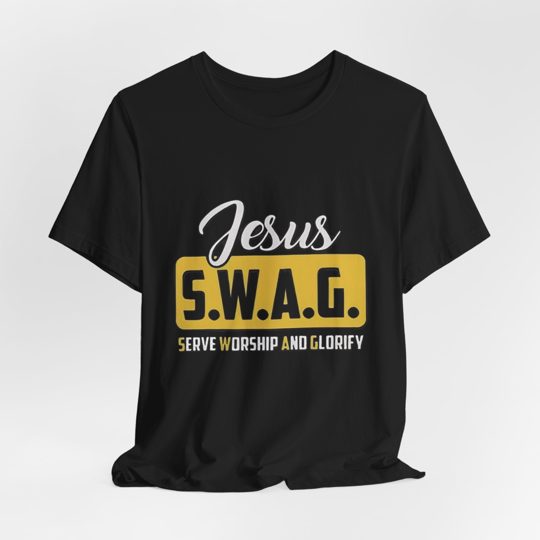 Jesus S.W.A.G. T-Shirt — Serve Worship And Glorify Christian Tee
