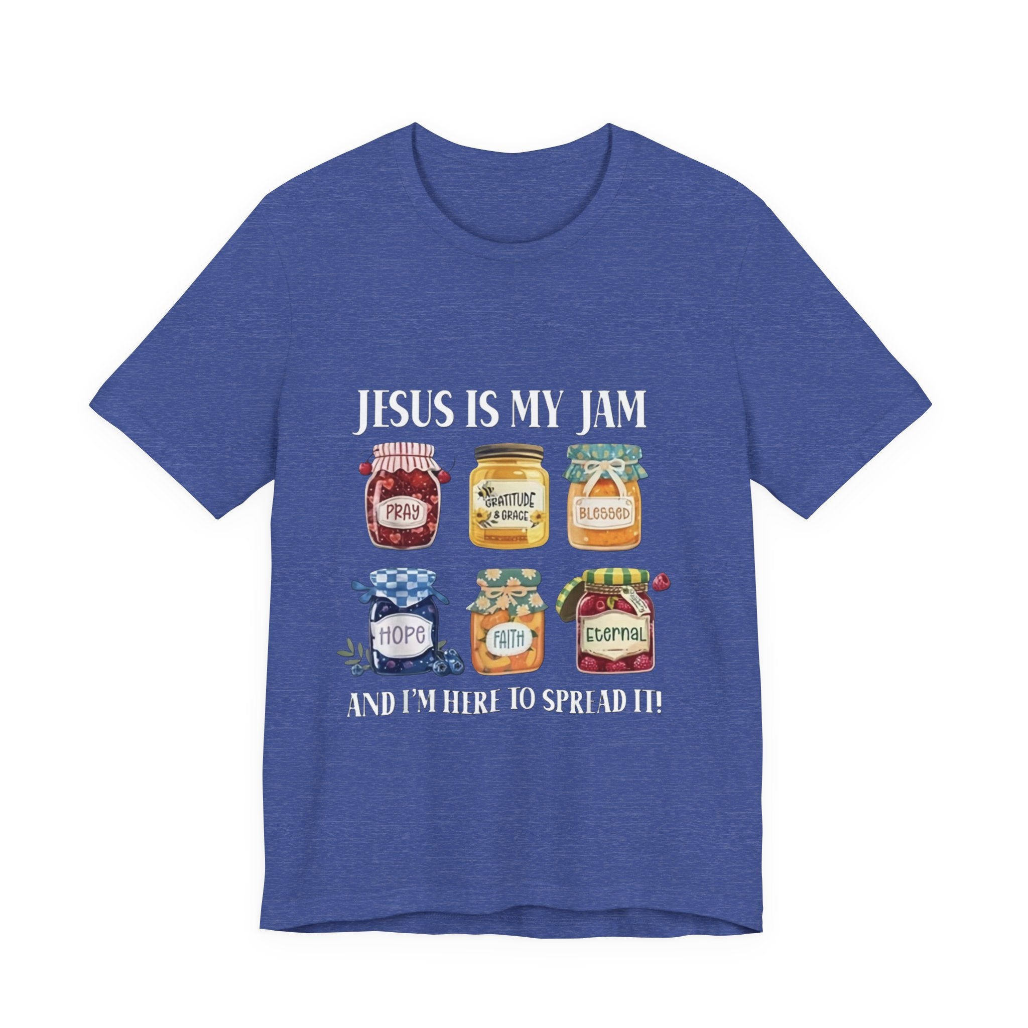 Christian Jam Jar Tee — "Jesus Is My Jam" Inspirational Faith T-Shirt