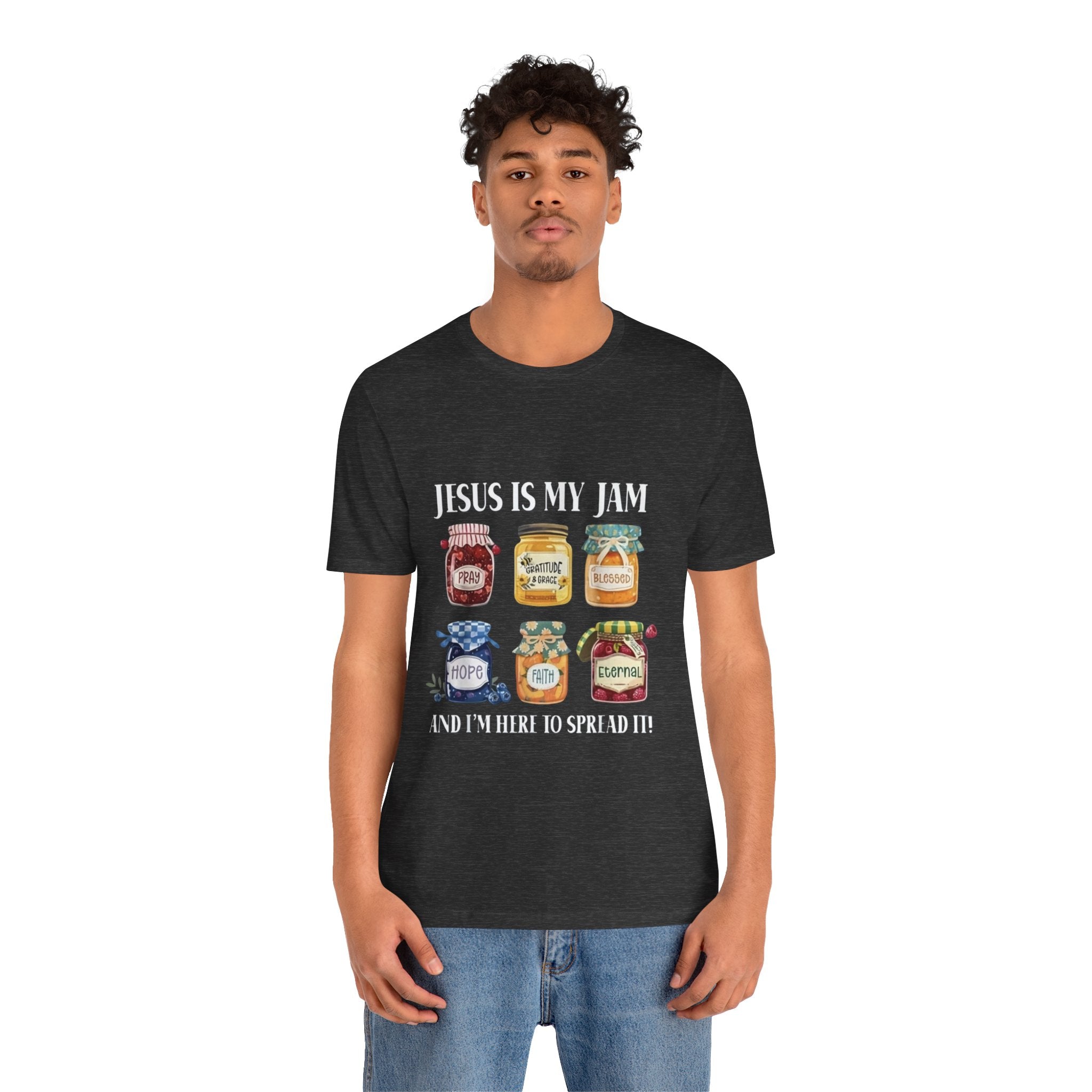 Christian Jam Jar Tee — "Jesus Is My Jam" Inspirational Faith T-Shirt